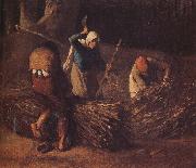 Jean Francois Millet Pack the hay France oil painting artist